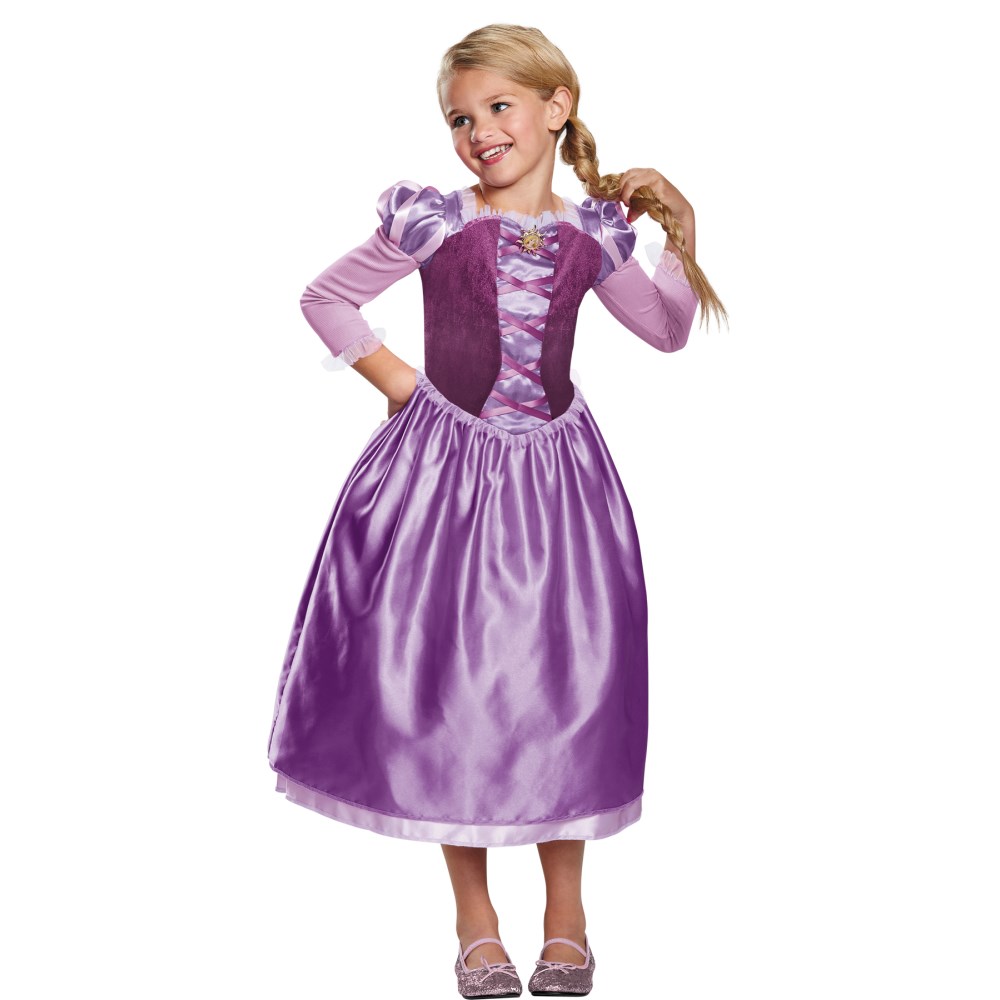 ラプンツェル　塔の上のラプンツェル　衣装、コスチューム　子供女性用　コスプレ　RAPUNZEL DAY DRESS CLASS