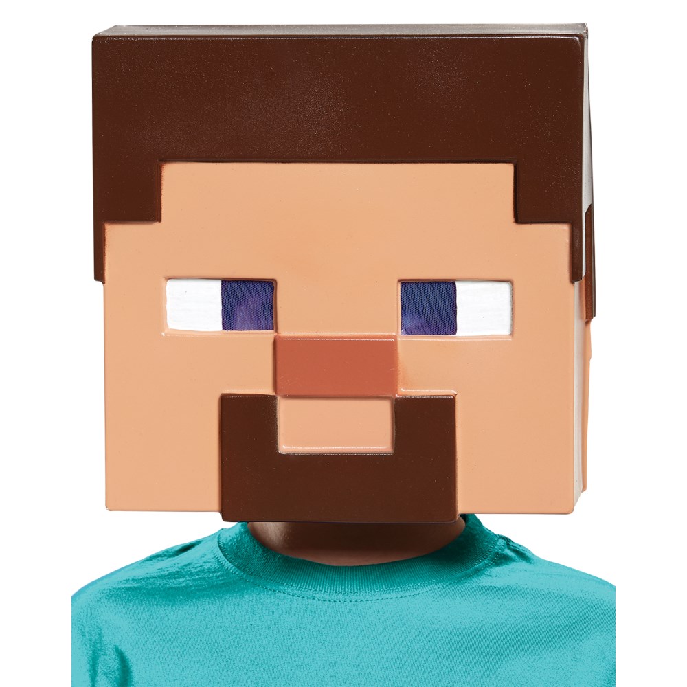 スティーブ マインクラフト マスク 子供用 MINECRAFT STEVE VACUFORM MASK コスプレ