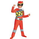 レッドレンジャー パワーレンジャー ダイノチャージ 衣装 コスチューム 子供男性用 コスプレ RED RANGER DINO CLASSIC