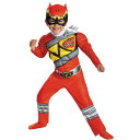 レッドレンジャー　パワーレンジャー・ダイノチャージ　衣装、コスチューム　子供男性用　コスプレ　RED RANGER DINO MUSCLE