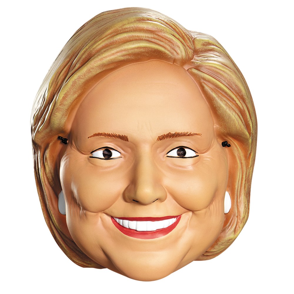 ヒラリークリントン　政治家　マスク　大人用　HILLARY CLINTON 1/2 MASK　コスプレのサムネイル