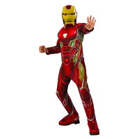 アイアンマン　衣装、コスチューム　子供男性用　アベンジャーズ/インフィニティ・ウォー　DELUXE　コスプレ