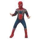 スパイダーマン 衣装 コスチューム 子供男性用 アベンジャーズ/インフィニティ ウォー DELUXE コスプレ