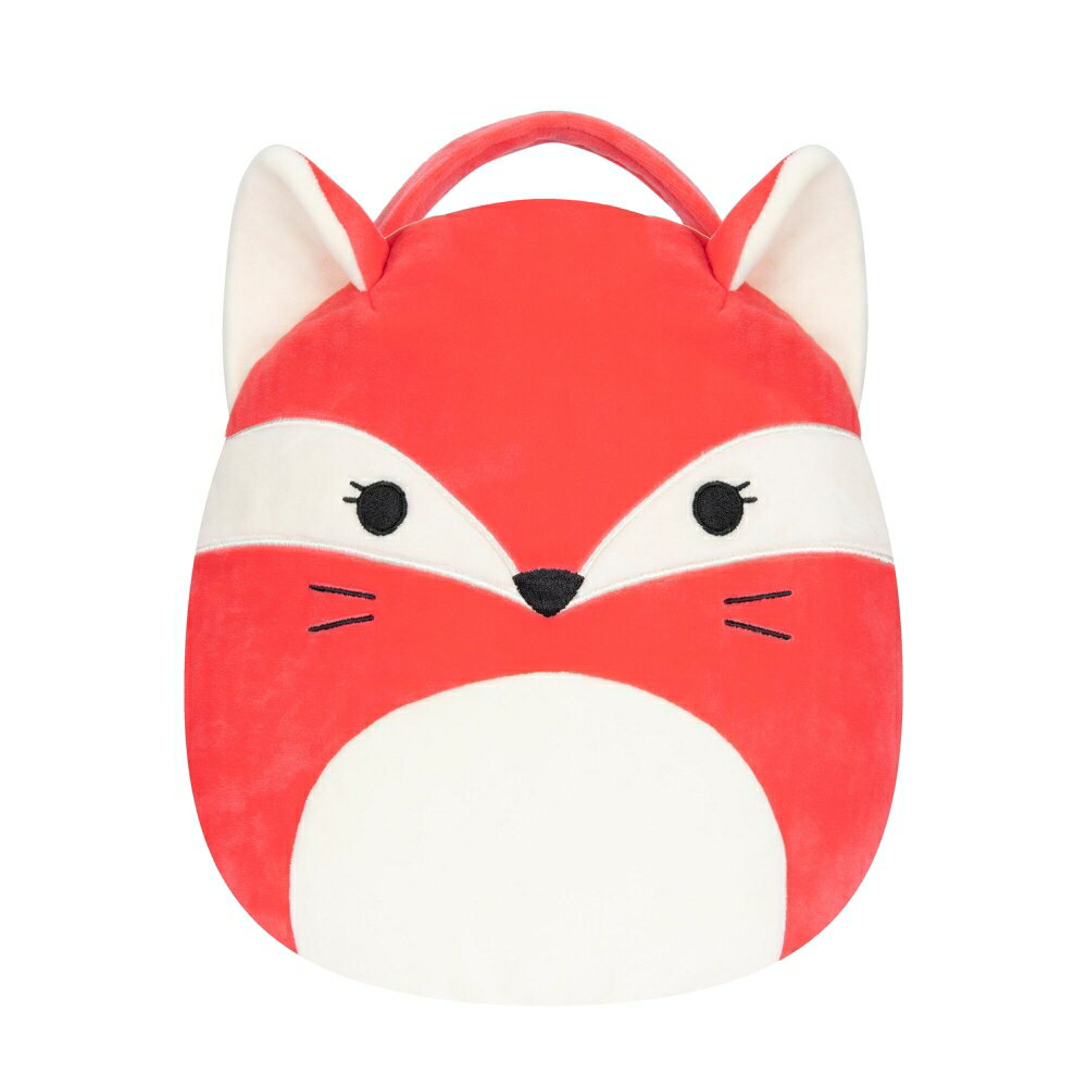 きつね　ぬいぐるみバッグ　スクイッシュマロ　レッド・ピンク　ふわふわ　SQUISHMALLOWS FIFI FOX