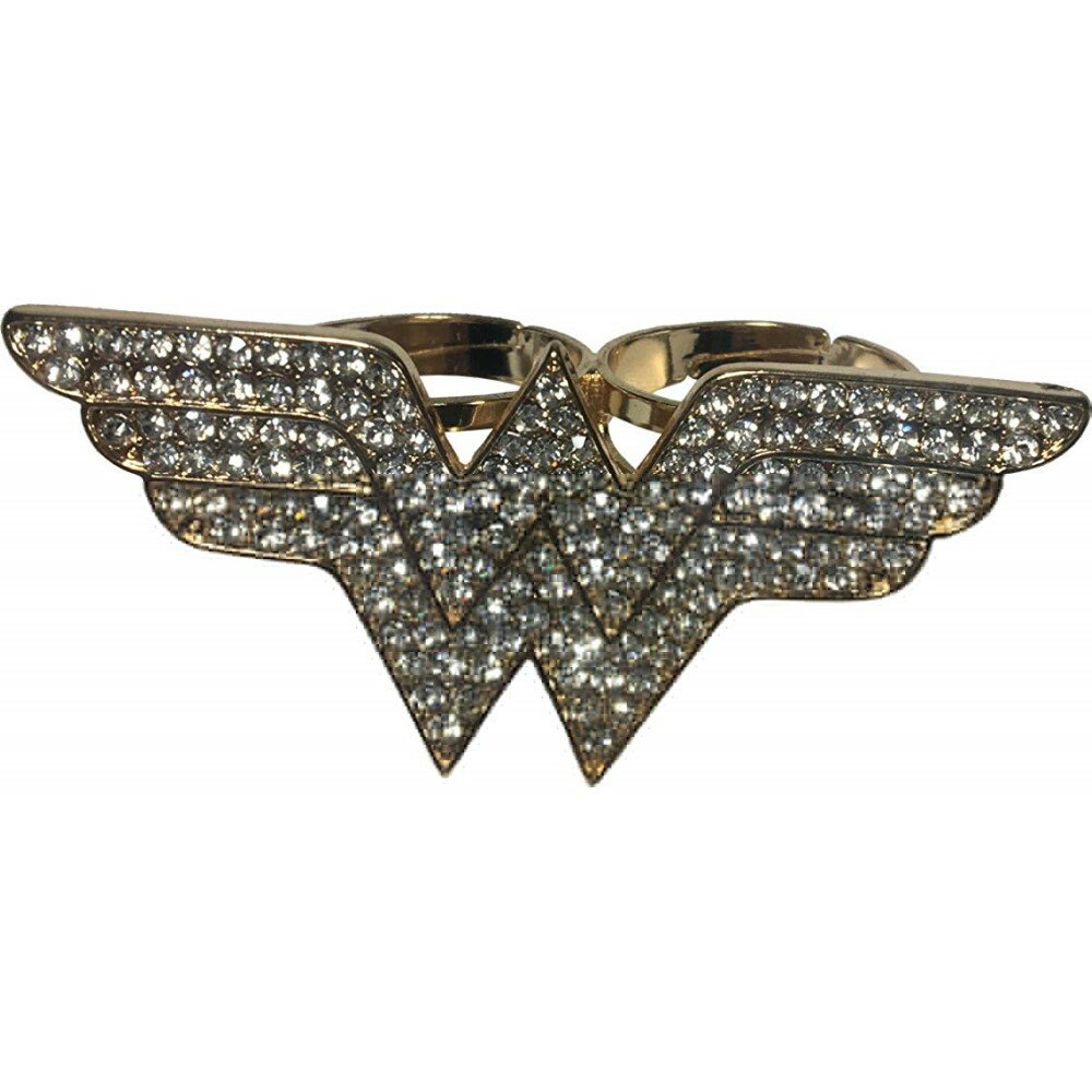 ワンダーウーマン ダブルリング ジャスティスリーグ WONDER WOMAN DBL RHINESTONE RI コスプレ