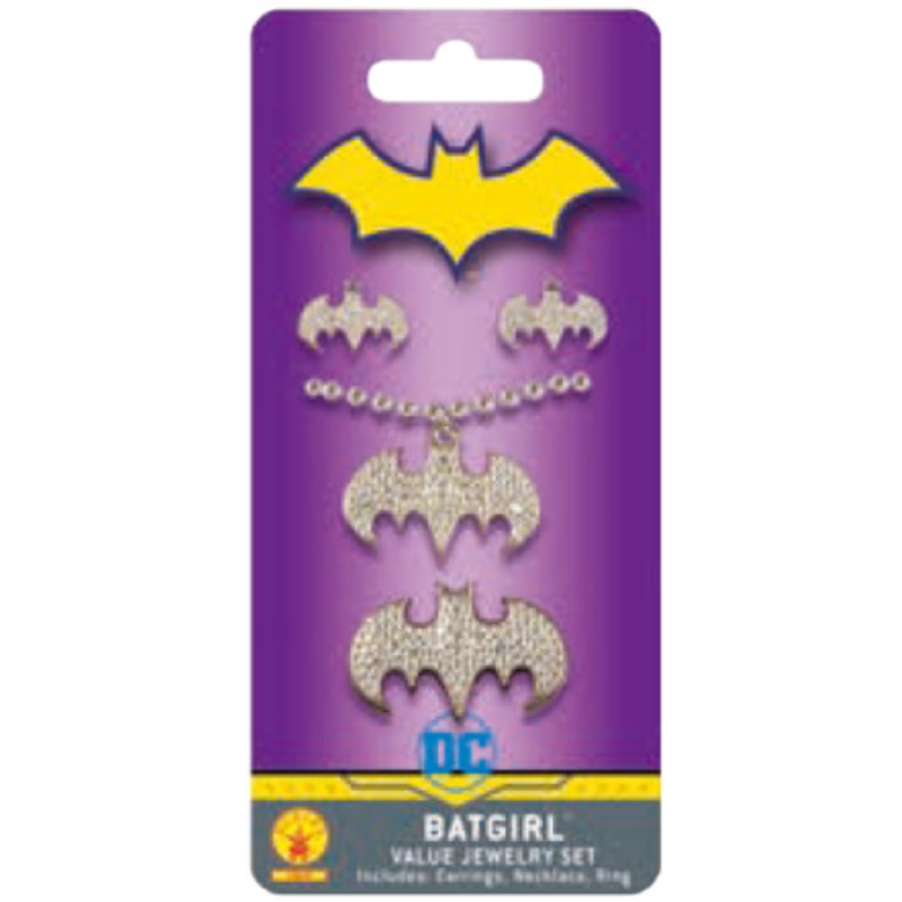 バットガール イアリング ネックレス リング BATGIRL 4PC JEWELRY SET コスプレ