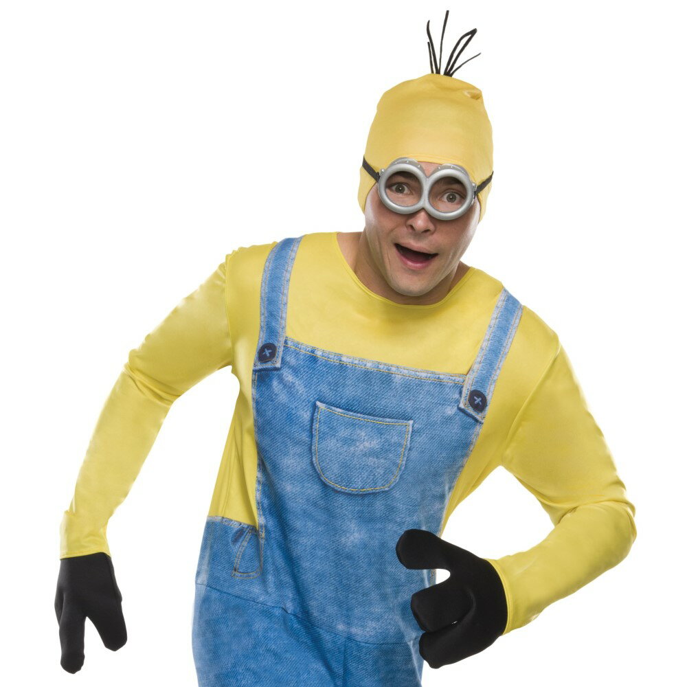 ミニオン　ヘッドピース　怪盗グルー　大人用　MINION STUART HEADPIECE　コスプレ