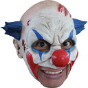 ピエロ 顎無しフルマスク ホラー CLOWN W/ BLUE HAIR コスプレ