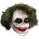 ジョーカー バットマン ヘアー付きマスク 3/4 大人用 JOKER コスプレ