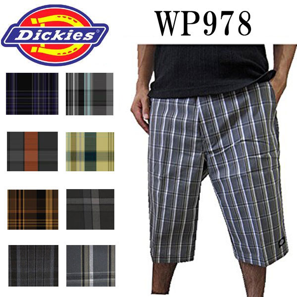 ディッキーズ Dickies ハーフパンツ ショートパンツ 978 チェックハーフパンツ 短パン メンズファッション ズボン ショーツ 格子 大きいサイズ メンズ 全国送料無料