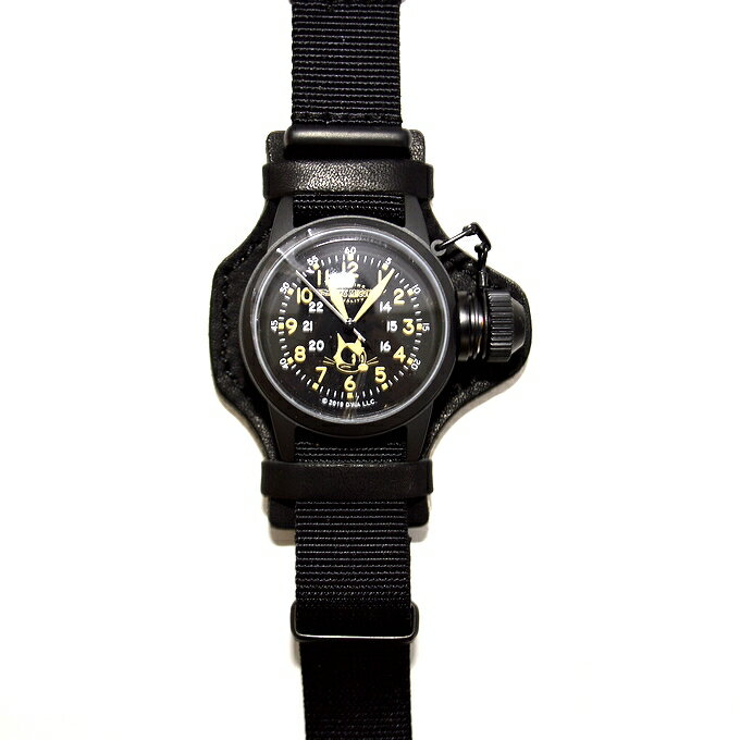 トイズマッコイ TOYS McCOY TMA1901 ウォッチ ブラック色 フィリックスザキャット U.S.NAVY WATCH 100T..