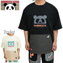 パンディエスタ ジャパン 585958 カンガルーポケット付きBIG セットアップ 半袖Tシャツ ハーフパンツ 熊猫 PANDIESTA JAPAN トップス メンズ 送料無料 新作