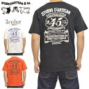 ステュディオ・ダルチザン STUDIO D´ARTISAN SP-095 45周年記念 半袖Tシャツ USAコットンプリントT 日本製 アメカジ トップス 送料無料 新作