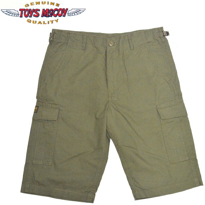 トイズマッコイ TOYS McCOY TMP2102 カーゴショーツ ショートパンツ MILITARY CROPPED HOT WEATHER TROUSERS RIPSTOP 送料無料 新作