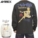 楽天アメリカンバースAVIREX アヴィレックス 783-3230058 長袖Tシャツ ロンT STATUE OF LIBERTY ピンナップガール アビレックス トップス メンズ 送料無料 新作