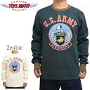 トイズマッコイ TOYS McCOY TMC2455 長袖Tシャツ ビッグワッフル クルーネックシャツ スヌーピー SNOOPY U.S.ARMY AIRBORNE ロンT メンズ 送料無料 新作(4)