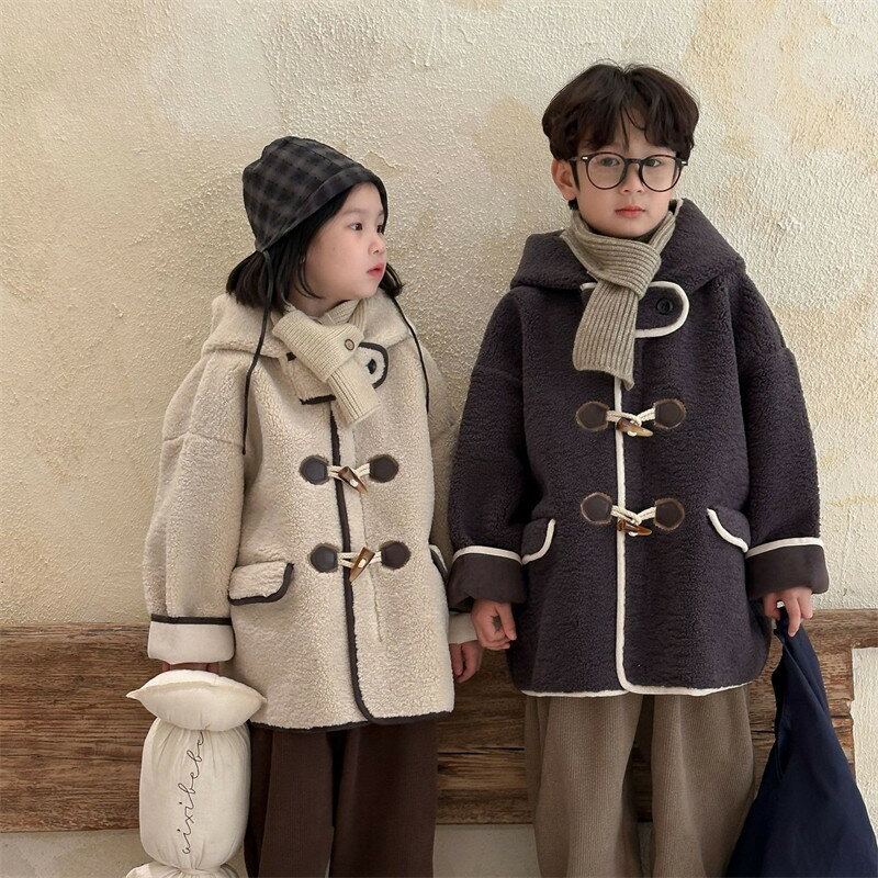 ベージュ グレー ラシャコート キッズ アウター 子供アウター キッズコート 可愛いアウター ロング アウター ジャケット コート 暖かい ラシャコート 長袖...