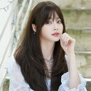 ブラウン ウイッグ 59cm 長髪 ロング ロリータ 原宿風 つけ毛 ストレート ぱっつん前髪 可愛い ロング 耐熱ウィッグ コスチューム 仮装 自然 ナチュラ...