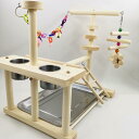 【高さ約34cm】松の木インコ 遊び場 三層 バード アスレチック 玩具 スタンド 止まり木 はしご 鳥 巣 カゴ 遊園地 秋千 ラダー ベル 鳥の巣 鳥栖 オウムブランコ 鳥グッズ セキセイインコ 文鳥 アスレチック 玩具 スタンド 止まり木 原木