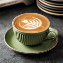 コーヒーカップ カップ、ソーサーセット 3色 スプーン付き 上品カフェ風 手づくり 和食器 陶器 コーヒー カフェオレ 紅茶 和食 和風 退職祝い 新築祝い/茶...