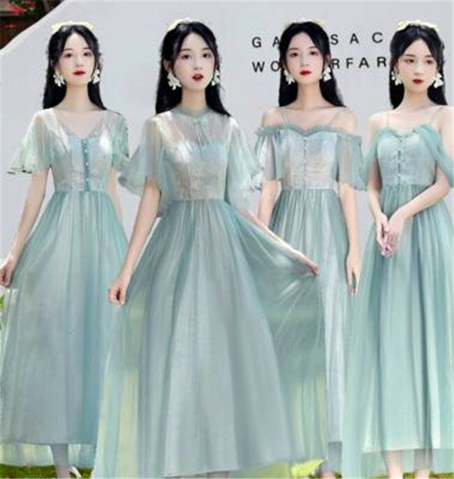 予約 6デザイン グリーン ブライズメイドドレス パーティードレス ワンピース二次会演出司会結婚式お呼ばれ ロングドレス マキシ丈 ブライズメイド ドレス 二次会ドレス フォーマルドレス