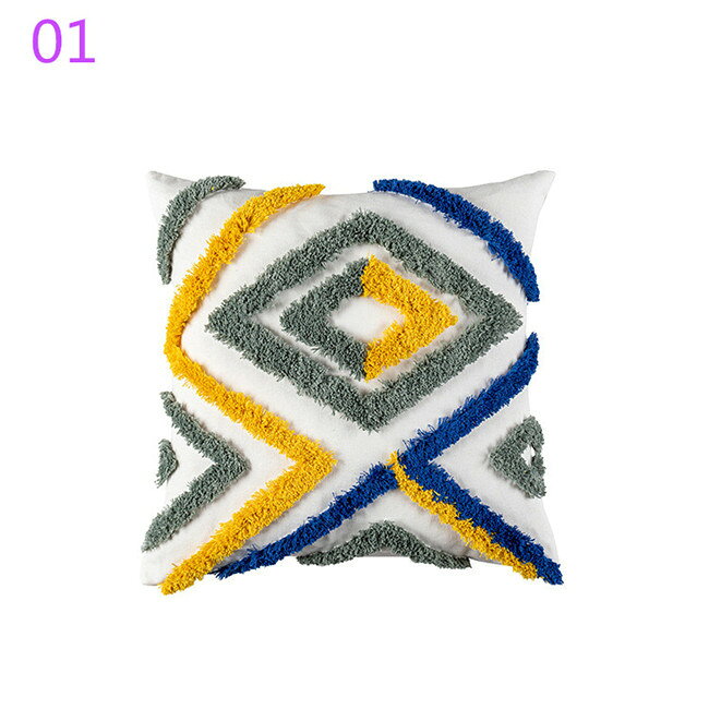4タイプ 30*50CM 45*45 CM クッションカバーのみ タッセル  Cushion Cover 北欧デザイン プレゼント ギフト コットン製 在宅 おしゃれ クッション おしゃれ ソファークッション クッション 春 北欧 インテリア かわいい インテリア雑貨 ソファー ベッドクッション [2]