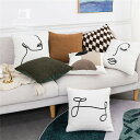 7タイプ 45*45 CM クッションカバーのみ タッセル Cushion Cover 北欧デザイン プレゼント ギフト コットン製 在宅 おしゃれ クッショ...