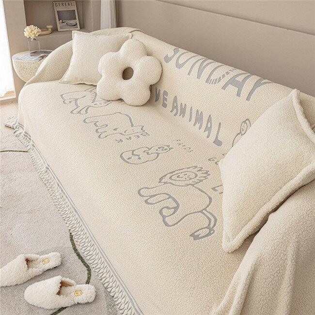 もこもこ　ソファーカバー　ペット用 犬猫対策 1人掛け/2人掛け/3人掛け 防塵　 マルチカバー ソファー 肘あり/肘なし 長方形 ソファーカバー 2人掛け 3人掛け 4人掛け カバー ファブリック ソファ ひざ掛け テーブルクロス 無地 多機能 汚れ防止