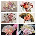 和装花嫁のブーケ 扇子ブーケ 花のブーケ 春 花嫁 桜 扇子 和装婚用 送料無料 ブーケ 和婚 着物 和小物 金 結婚式 神前式 前撮り 着物ドレス 和室インテ...