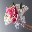 ピンク系 和装花嫁のブーケ 扇子ブーケ 花のブーケ 春 花嫁 桜 扇子 和装婚用 送料無料 ブーケ 和婚 着物 和小物 金 結婚式 神前式 前撮り 着物ドレス ...