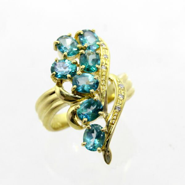 【中古】 18金トパーズ3.00c...