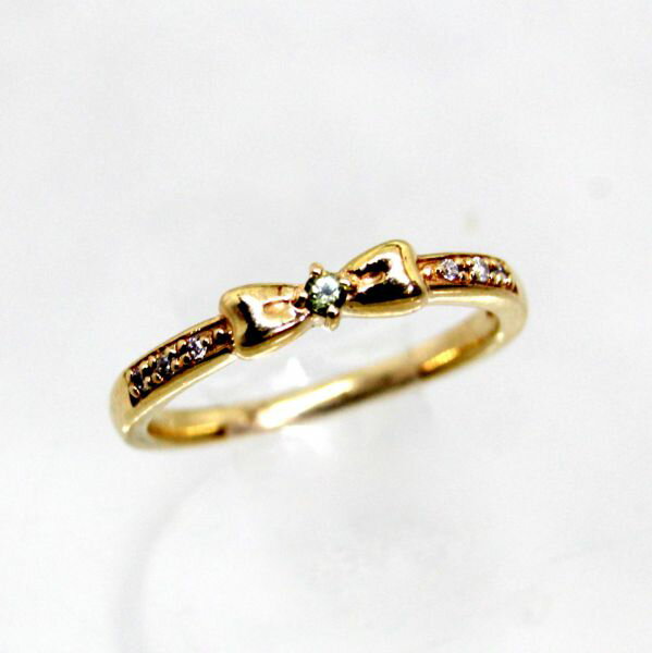 【中古】　4℃　10金　リング 　8号