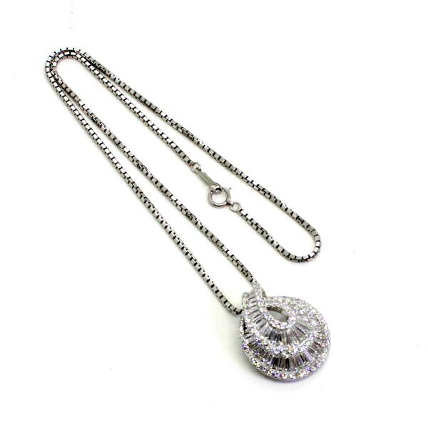 中古 プラチナ ダイヤ 3.20ct ペンダント付ネックレス auc-andoushouji-10006234 Discount Store ANDOUSHOUJI サンプル画像3