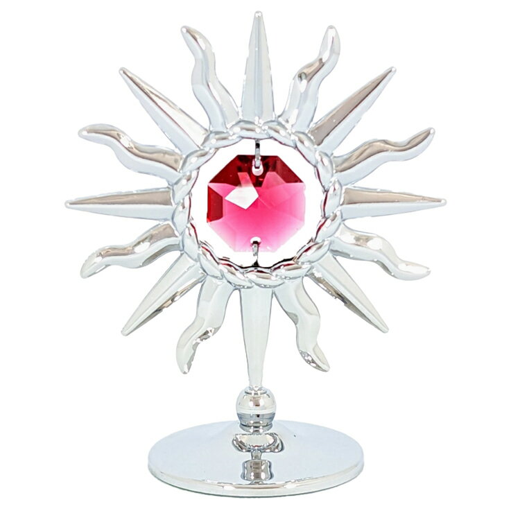 灼熱 太陽 置物 シルバー 誕生日プレゼント ギフト 贈り物 男性 女性 友達 同僚 星 太陽神 天文学 天文 宇宙 ソーラー発電 オーナメント オブジェ 高級 スワロフスキー クリスタル