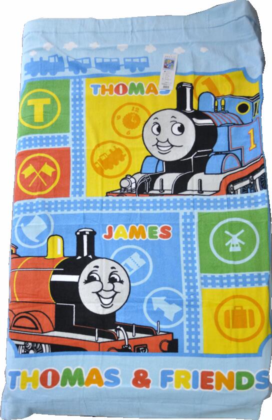 サラッと優しい肌触り【機関車トーマスの仲間たち】ジュニアタオルケット130×180cm綿100%TH8020西川(株)【あす楽対応_近畿】【あす楽対応_中国】 [2]