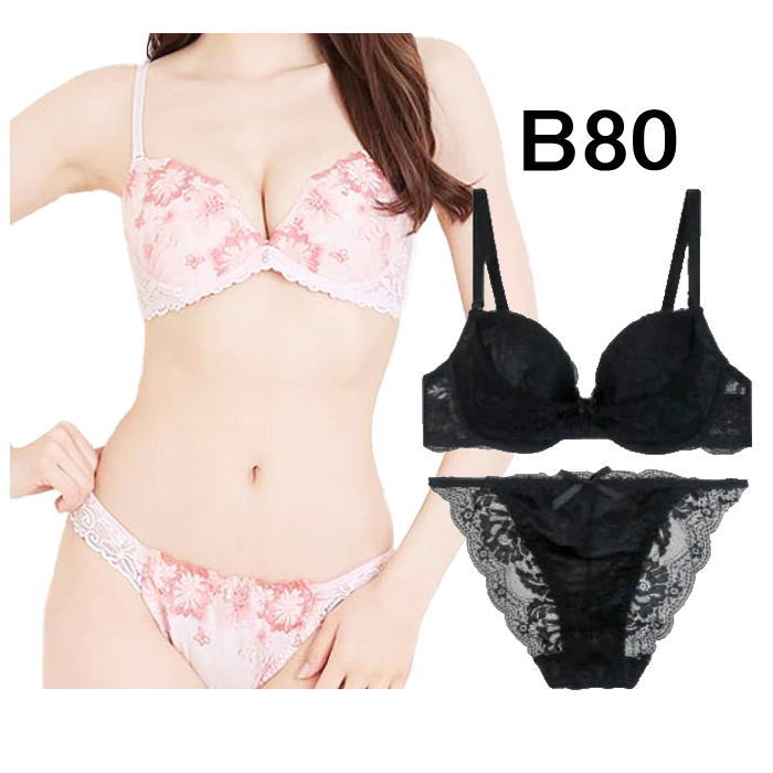 エレガント 大きいサイズ ブラジャー ブラ ショーツ アンダー 80 ブラショーツ セット B80 アンダーバスト B80 ブラジャー ブラ 大きいサイズ ブラショーツ 上下セット B80
