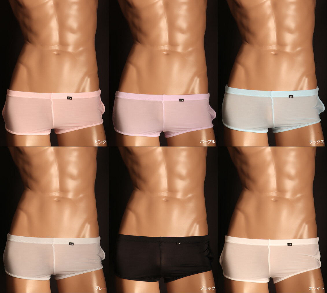 TM COLLECTION ボクサーパンツ メンズ セクシー ボクサーパンツ 透け NewT2M2 ランニングボクサー メンズ 下着 男性 下着 セクシー TMコレクション 165995 セール 2