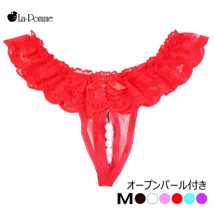 華やかなレースと繊細なシースルーデザインが美しい、La-Pomme（ラポーム）オープンクロッチ パール付きTバックショーツ。 フロントには可愛らしいリボンをあしらい、エレガントな総レースデザインが女性らしさを引き立てます。中央には5連パール付きのオープンクロッチ仕様を採用し、遊び心と上質感を兼ね備えた特別な一枚です。 上品なレース素材が身体にやさしくフィットし、軽やかで快適な履き心地を実現。透け感のあるシースルーレースが美しいシルエットを演出します。 安心の日本製ならではの丁寧な縫製と品質で、自分へのご褒美はもちろん、大切な日のランジェリーとしてもおすすめです。 La-Pommeならではのこだわりが詰まった、セクシーさと上品さを兼ね備えたレディースショーツです。 -------------------------------- 商品特徴 上品で華やかな総レースデザイン パール付きオープンクロッチ仕様 女性らしさを演出するシースルーレース 身体に優しくフィットするスパークハーフ素材 フロントリボン付きの可愛らしいデザイン 日本製ならではの丁寧な縫製 特別な日やランジェリーコレクションにもおすすめ 優雅なレースに、上品な遊び心。パール付きオープンクロッチTバック -------------------------------- 関連ワード ラポーム、La-Pomme、オープンクロッチ、オープンショーツ、パール付きショーツ、パール付きTバック、Tバック レディース、セクシーショーツ、レースショーツ、シースルーショーツ、ランジェリー、日本製、ストレッチ、レディース下着、総レース、セクシーランジェリー -------------------------------- カラー：ブラック/ホワイト/ピンク/レッド/サックス/パープル 素材：ナイロン100％ サイズ：M/ヒップ87-95/平置タテ約14cm/平置ヨコ約27cm/オープンクロッチ/5連パール付き(※置き寸法) メーカー：La-Pomme（ラ・ポーム）日本製 商品名：ラポーム オープンクロッチ ショーツ パール付き Tバック セクシーショーツ レディース レース シースルー 日本製 Mサイズ La-Pommeラポーム オープンクロッチ ショーツ パール付き Tバック セクシーショーツ レディース レース シースルー 日本製 Mサイズ La-Pomme 華やかなレースと繊細なシースルーデザインが美しい、La-Pomme（ラポーム）オープンクロッチ パール付きTバックショーツ。 フロントには可愛らしいリボンをあしらい、エレガントな総レースデザインが女性らしさを引き立てます。中央には5連パール付きのオープンクロッチ仕様を採用し、遊び心と上質感を兼ね備えた特別な一枚です。 上品なレース素材が身体にやさしくフィットし、軽やかで快適な履き心地を実現。透け感のあるシースルーレースが美しいシルエットを演出します。 安心の日本製ならではの丁寧な縫製と品質で、自分へのご褒美はもちろん、大切な日のランジェリーとしてもおすすめです。 La-Pommeならではのこだわりが詰まった、セクシーさと上品さを兼ね備えたレディースショーツです。 -------------------------------- 商品特徴 上品で華やかな総レースデザイン パール付きオープンクロッチ仕様 女性らしさを演出するシースルーレース 身体に優しくフィットするスパークハーフ素材 フロントリボン付きの可愛らしいデザイン 日本製ならではの丁寧な縫製 特別な日やランジェリーコレクションにもおすすめ 優雅なレースに、上品な遊び心。パール付きオープンクロッチTバック -------------------------------- カラー：ブラック/ホワイト/ピンク/レッド/サックス/パープル 素材：ナイロン100％ サイズ：M/ヒップ87-95/平置タテ約14cm/平置ヨコ約27cm/オープンクロッチ/5連パール付き(※置き寸法) メーカー：La-Pomme（ラ・ポーム）日本製 商品名：ラポーム オープンクロッチ ショーツ パール付き Tバック セクシーショーツ レディース レース シースルー 日本製 Mサイズ La-Pomme