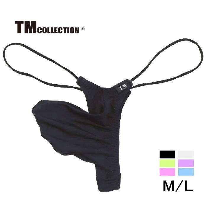 TMコレクション メンズ もっこり Tバック メンズ 男性 下着 M L サイズ TM Collection SPヌメ2way 生地 175204 175205