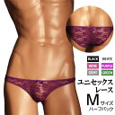 TM ターキー ユニセックス ショーツ ビキニ メンズ ハーフバック ストレッチレース 男女兼用 下着 男性 セクシー TMコレクション unisex ターキー...
