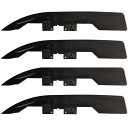 Click Fins 4枚 25mm ロングテール フィン for インフレータブルSUP パドルボード SUP 川下りも クリックフィン