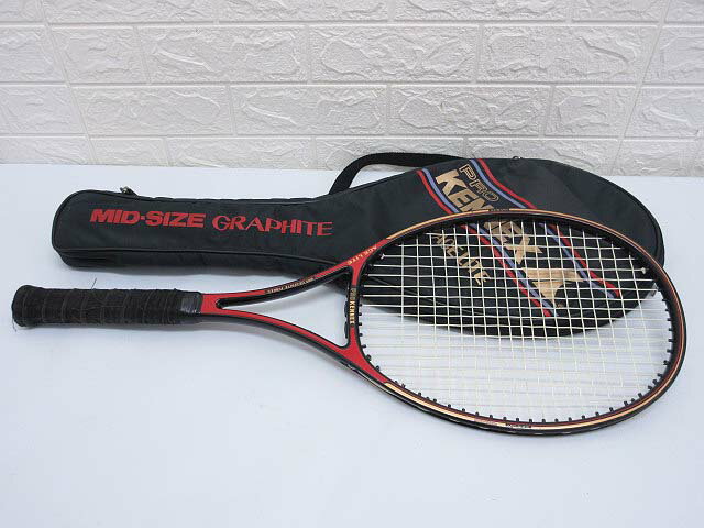 【中古】 プロケネックス テニスラケット エースライト 黒 硬式 PRO KENNEX ACE LITE ケース付き ブラック テニス用品