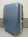 【中古】 ジェットエイジ スーツケース ブルー ハードキャリー GETAGE ダイヤルロック 4輪キャスター 旅行バッグ 大型 キャリーバッグ ...