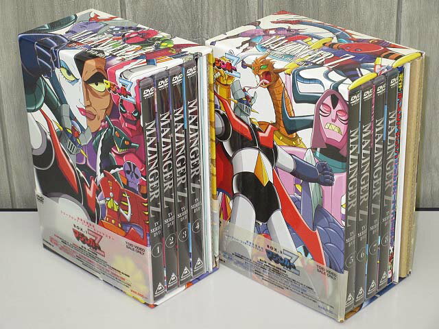 【中古】 マジンガーZ TVシリーズ DVD-BOX1＆DVD-BOX2セット 初回生産限定 第1話～第92話収録 DVD16枚セット 映像・封入特典付き ニュープリント・コンポーネントマスター ロボットアニメ マジンガーZ 中古