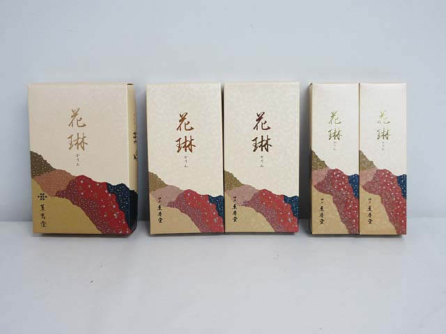 【未使用品】 薫寿堂 お線香 花琳 5箱セット かりん 王朝の香 王朝風 椨皮粉 白檀 お線香 名香 お供え ご自宅用 芳香 仏壇 仏具 お盆 お彼岸