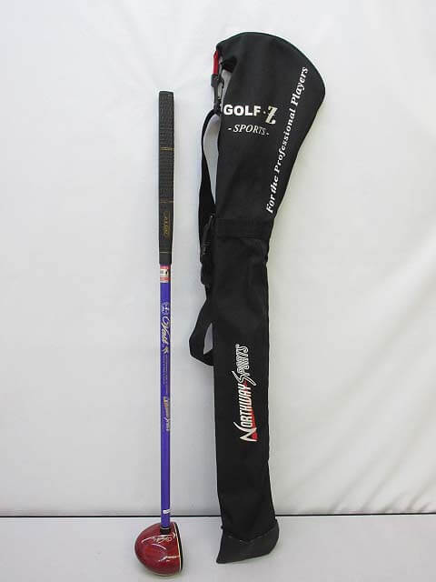 【中古】ノースウェイスポーツ パークゴルフクラブ ソフトケース付 NORTHWAY SPORTS Vast332 右打ち用 右利き 全長83cm IPGA認定 パークゴルフ専用 パープル×レッド