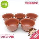 【中古】 常滑焼 高資作 煎茶碗 5客 朱泥 赤土 湯呑茶碗 刻印あり 茶器 茶道 和食器 陶器 焼物 お茶 ゆのみ 小ぶり レトロ 常滑焼 中古