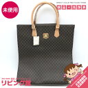 【未使用品】 genie ビジネストート ダークブラウン 総柄 スクエア ビジネスバッグ 鞄 かばん 縦長 角型 茶系 上品 ジーニー ビジネストート 未使用品