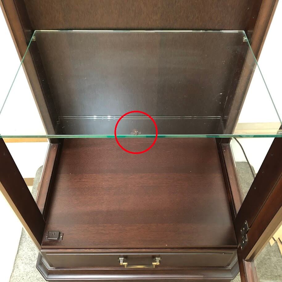 【中古】 マルニ コレクションボード 地中海シリーズ maruni キュリオケース 照明付 ガラス キャビネット ショーケース コレクションケース 食器 骨董品 アクセサリー ガラス天板 飾り棚 マルニ 中古