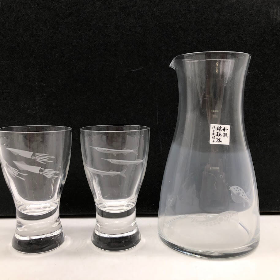 【未使用品】 佐々木硝子 冷酒セット 風の歌 ...の紹介画像2